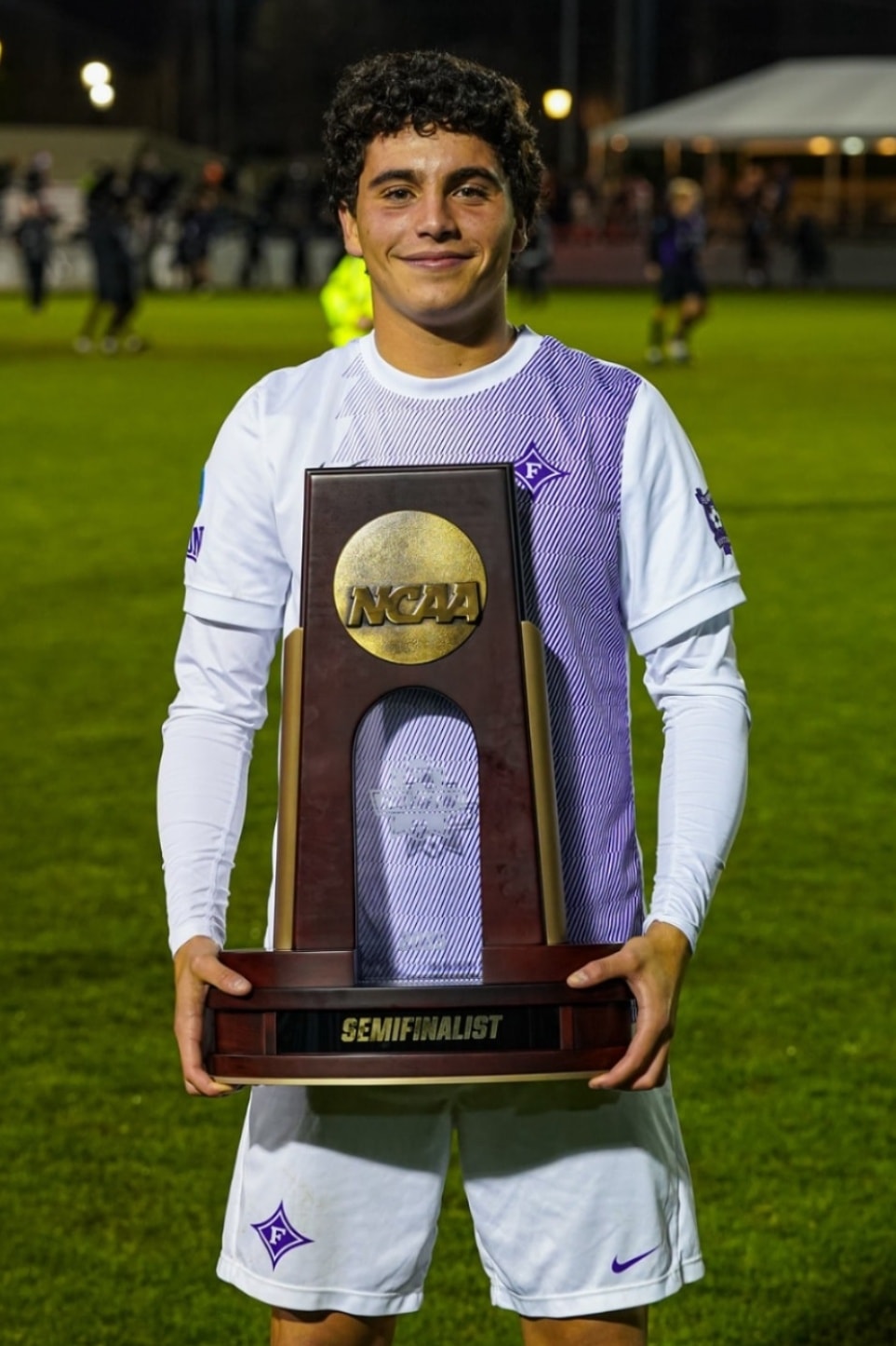College soccer match